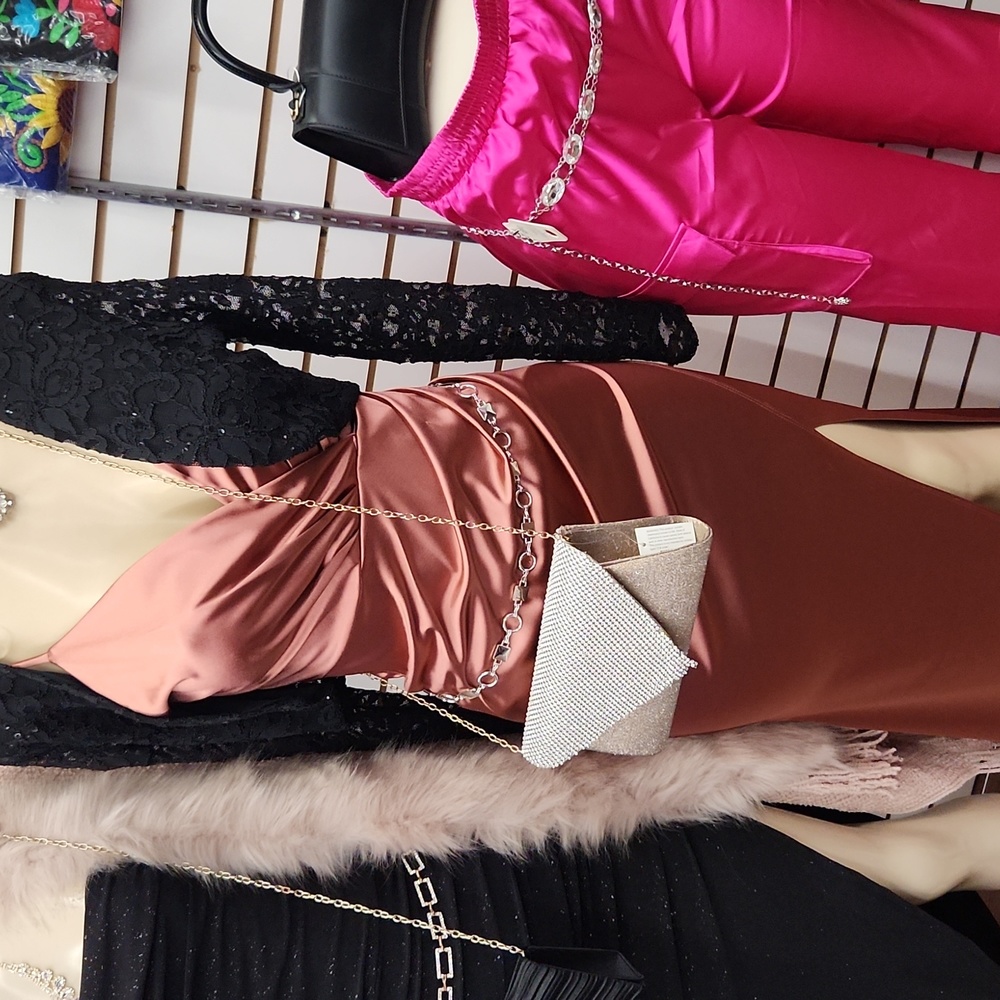 Gorgeous rose gold gown